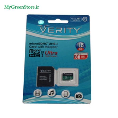 Verity MicroSD Card 16GB U1 80M