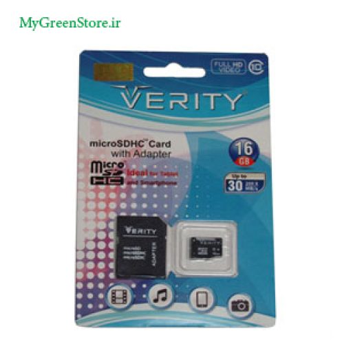 Verity MicroSD Card 16GB HC C10 30M