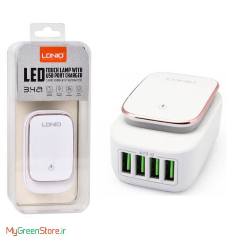 LDNIO A3305 EU 3 USB Night-light Charger Adapter